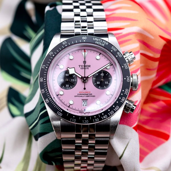 Tudor Black Bay Chrono "Flamingo Pink"